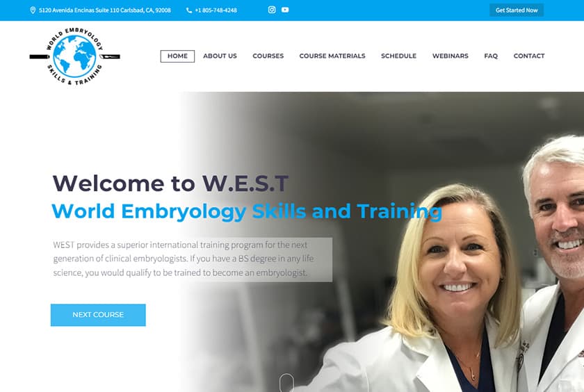 World Embryology - Website Design